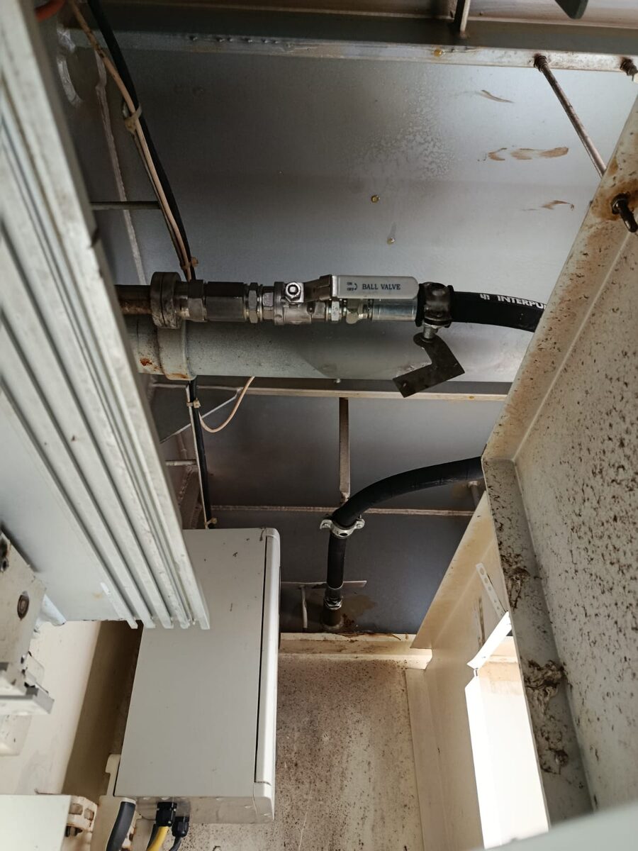 Naprawa awaryczna rurociągu — branża morska